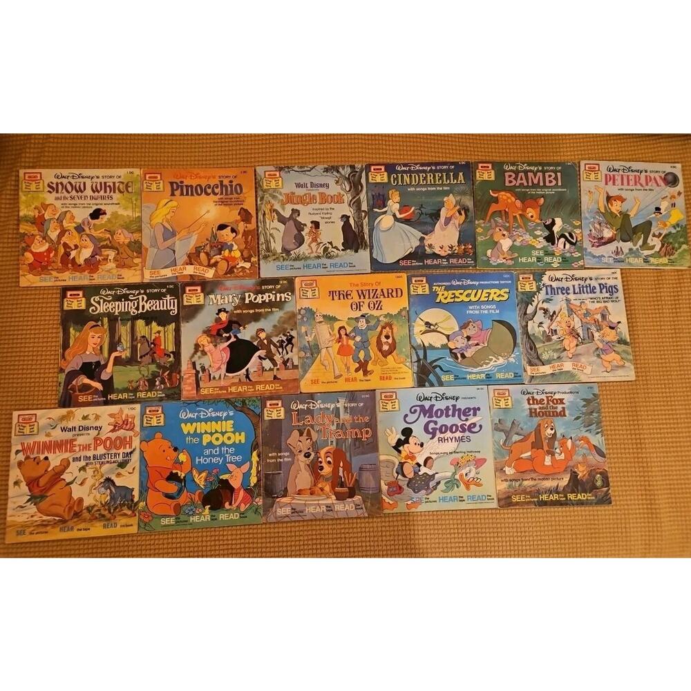 Lot Of 16 VINTAGE Walt Disney Storyteller Timeless Classics- Books Only
